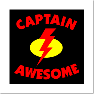 Captain Awesome Posters and Art